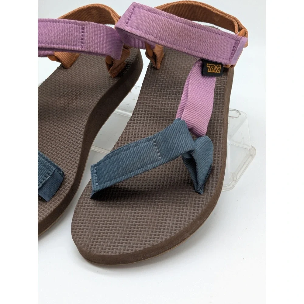 Teva Original Universal Sandals Pink Blue Brown Sport Hiking Women's Size 6
